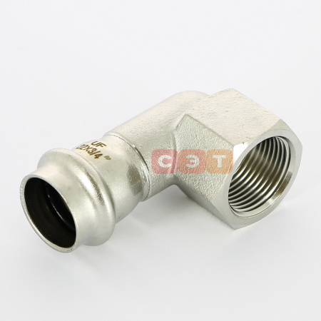 Угол 90° с ВР пресс нержавеющий  22 х  3/4"  UniFitt